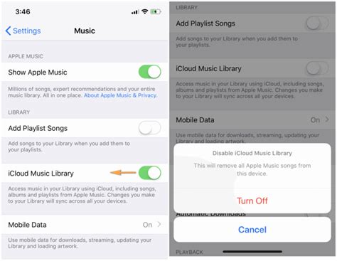 how to turn off icloud music library on iphone and explore the impact of iCloud storage on mobile device performance