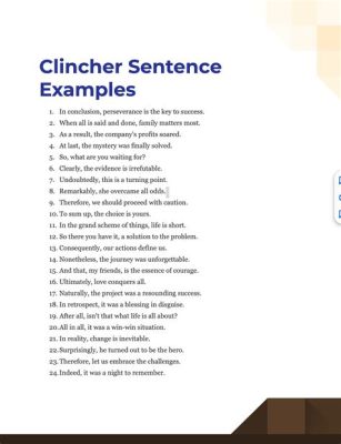 How to Write a Clincher for an Essay: Tips and Strategies