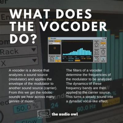 what is a vocoder in music and how does it influence the sound of speech in digital communication?